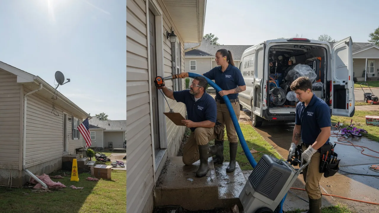 Ceiling Water Damage Restoration in New Effington, SD near me